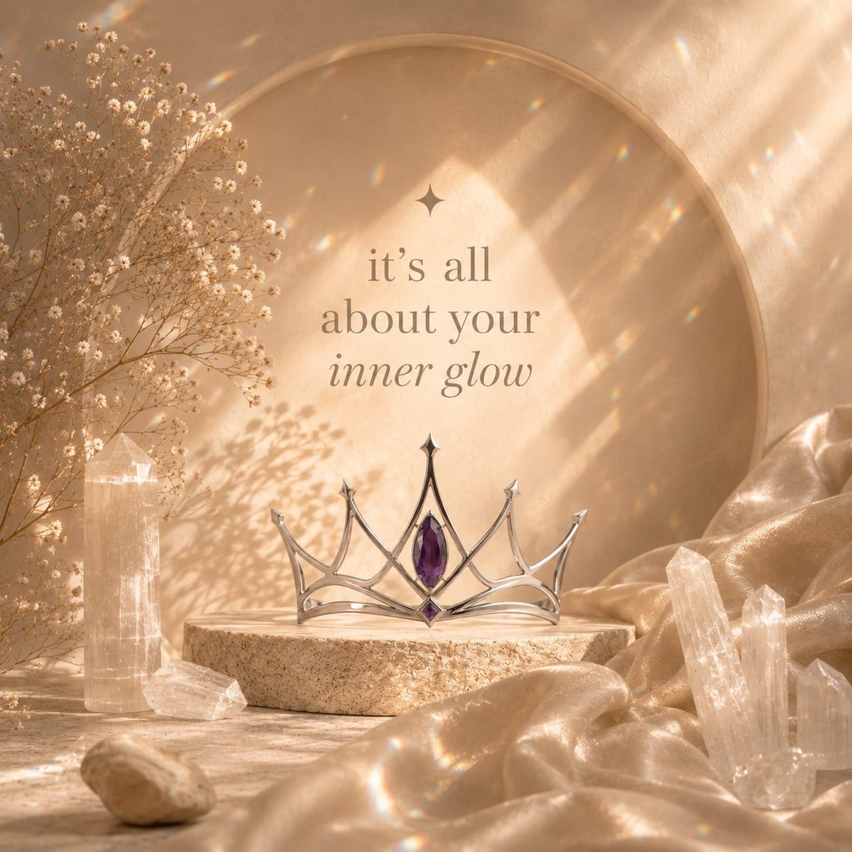 slogan da queentrele: it's all about your inner glow